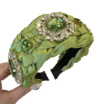 Serre Tête Tressé Large Bijoux élégant