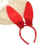 serre tête oreille de lapin fleurie