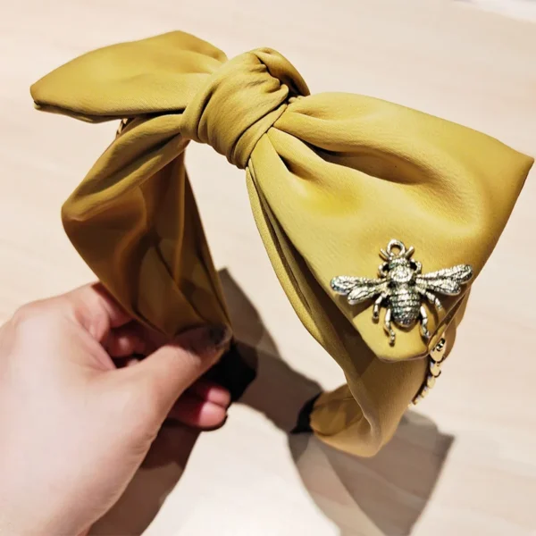 serre tête polyester abeille