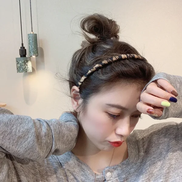 headband imprimé léopard