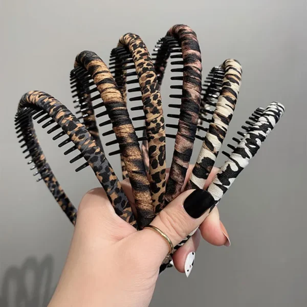 accessoire cheveux léopard