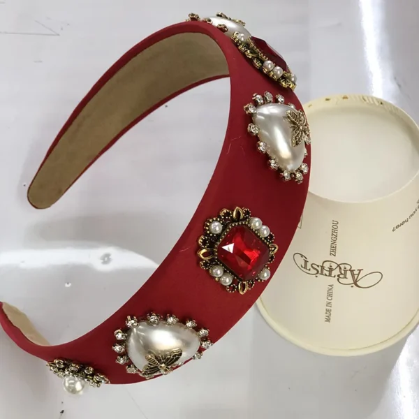 accessoire cheveux abeille et coeur