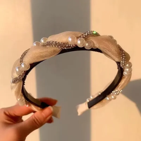 serre tête chic avec perles