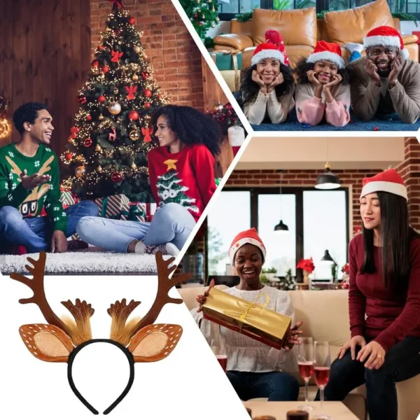 Serre Tête Renne De Noel amusant