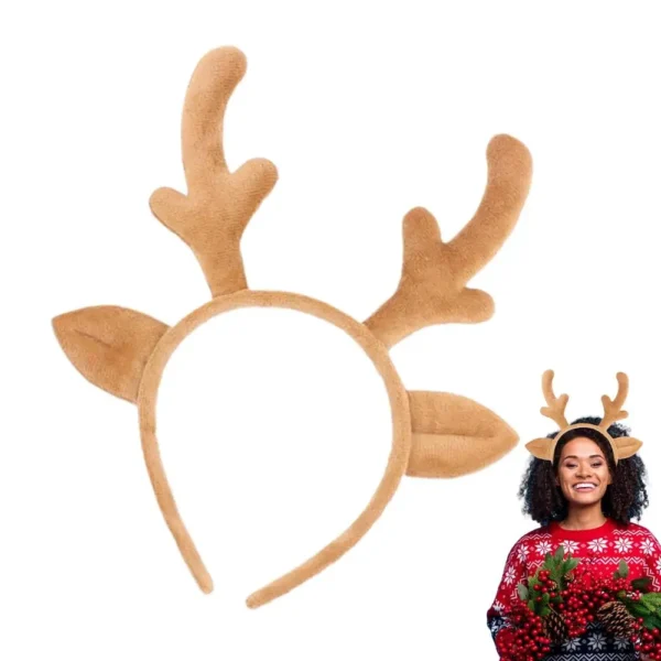 Fêtez Noël avec Serre Tête Renne De Noel