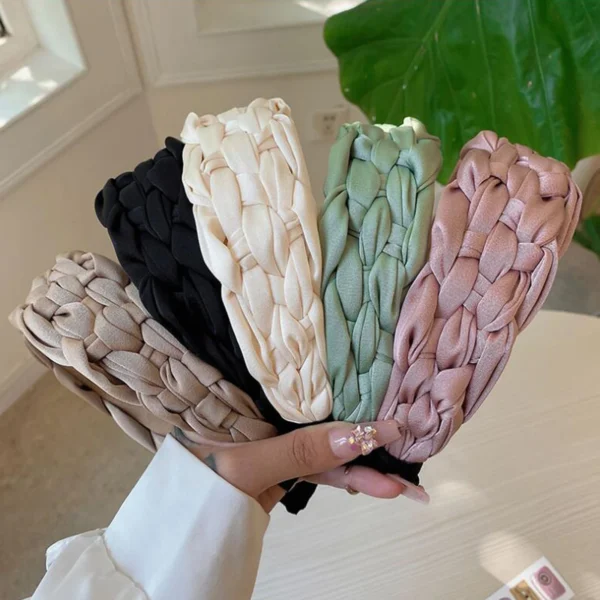 bandeau tressé élégant