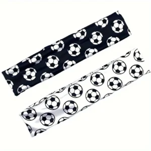 Lot De Serre Tête Bandeau Foot blanc