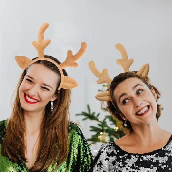 Serre Tête Renne De Noel pour adultes et enfants