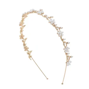 serre tête fleur mariage