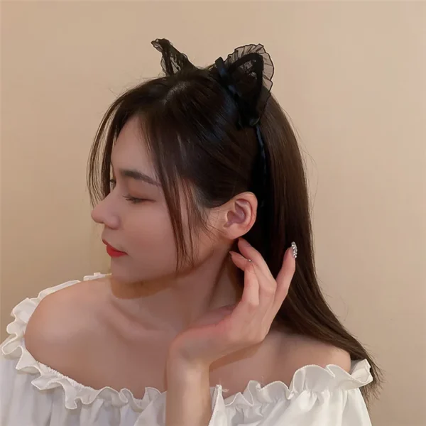 serre tête chic en dentelle