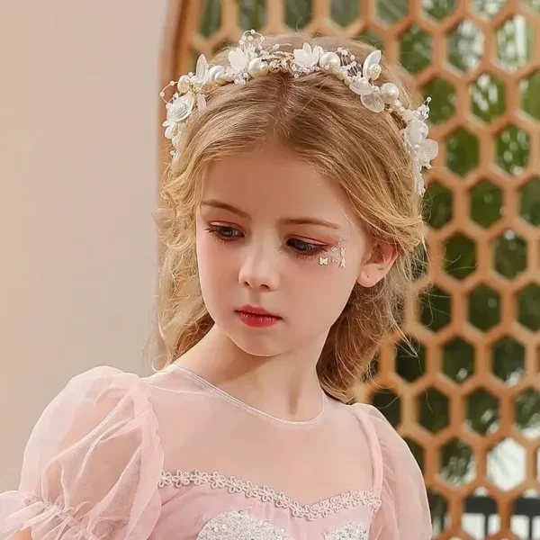 Couronne florale pour demoiselle d'honneur