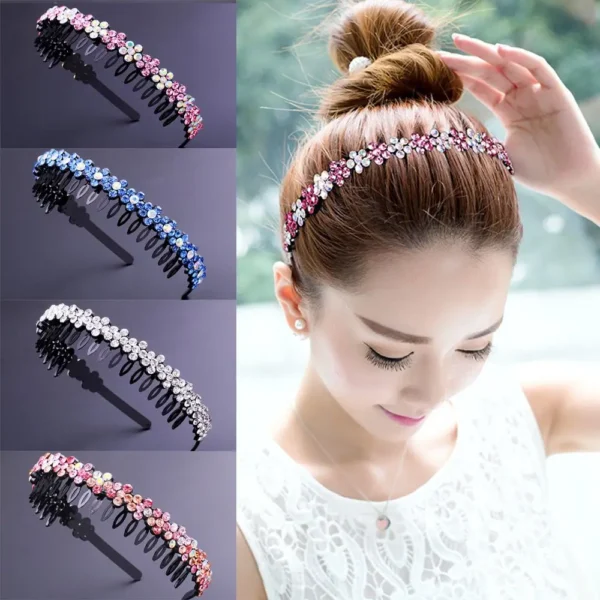 bijoux serre tete femme fleurs