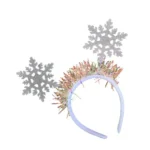 serre tête blanc flocon de noel