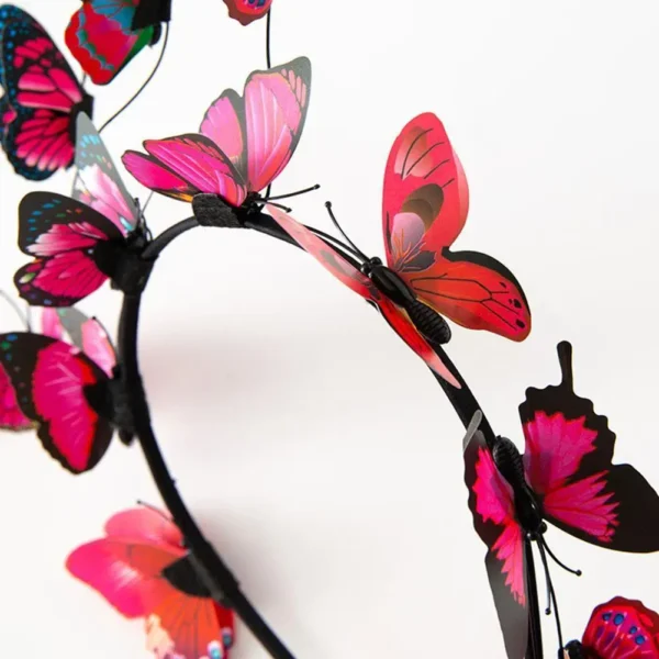 serre tête élégant papillon