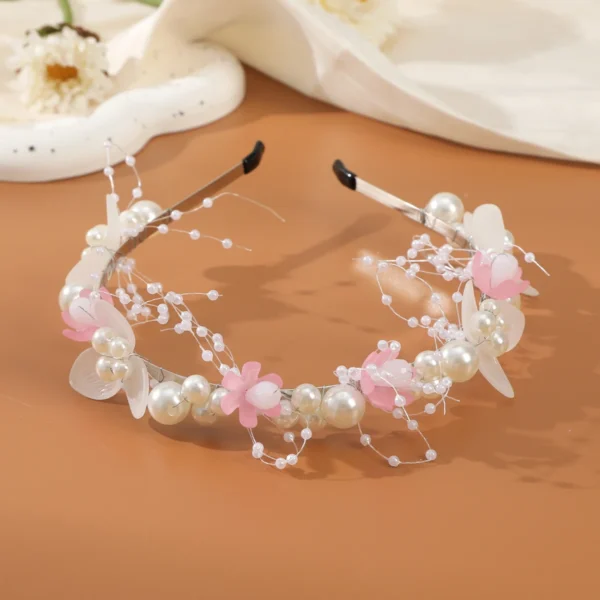 Serre tête enfant avec perles