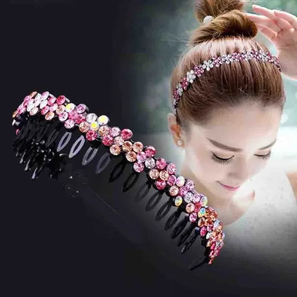 mode cheveux serre tete cristal