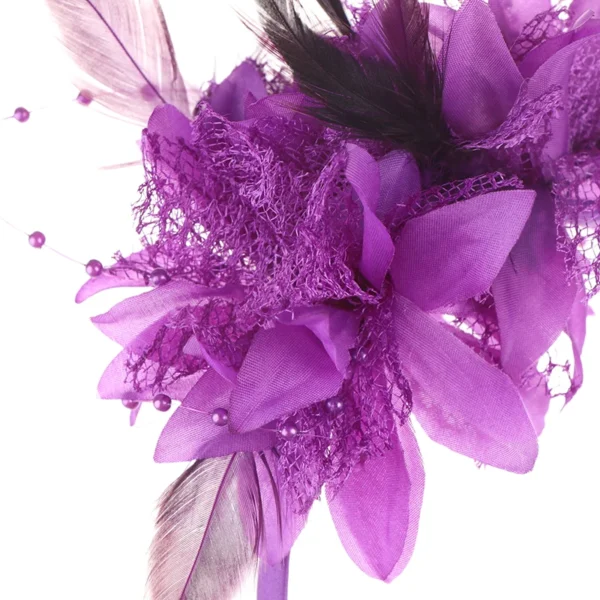 accessoire mariage style plume