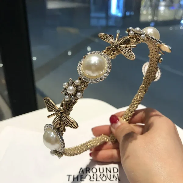 accessoire cheveux abeille luxe