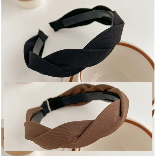 tressé mariage bandeau