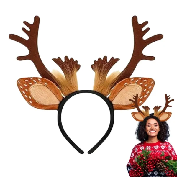 Style festif avec Serre Tête Renne De Noel
