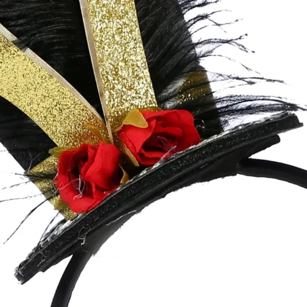 petit chapeau sur serre tete