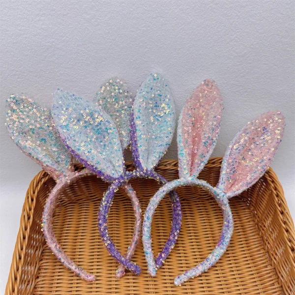 Oreilles De Lapin Serre Tête Enfant blanc