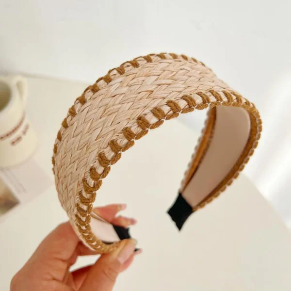 bandeau tressé vintage
