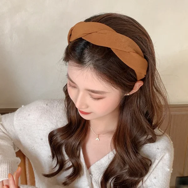 Bandeau tressé élégant