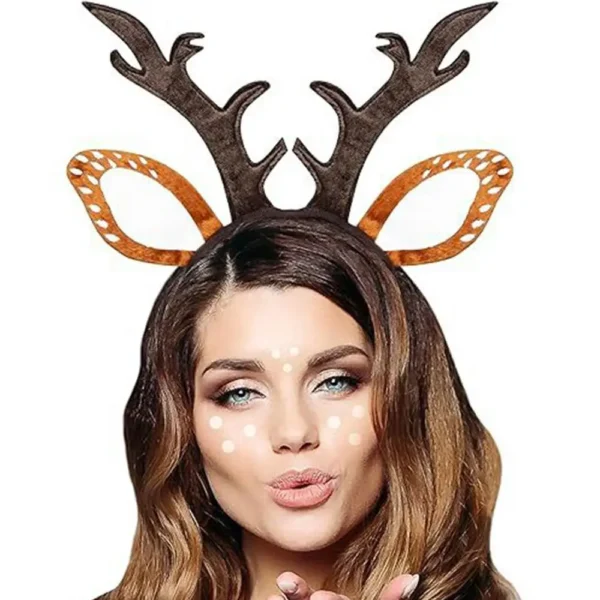 Serre Tête Renne De Noel chic