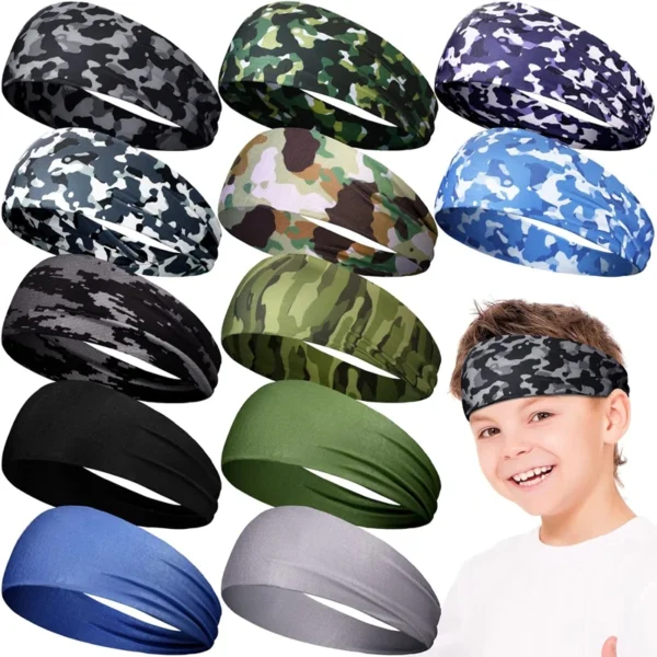 serre-tête sportif camouflage
