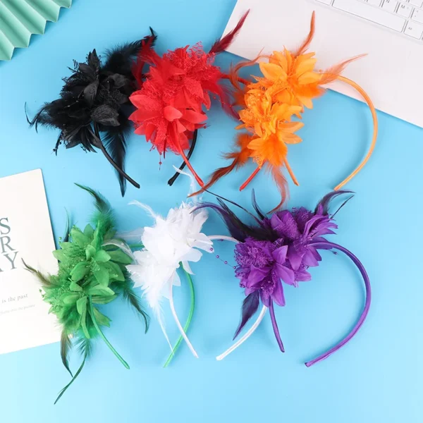 accessoire de mariage plume