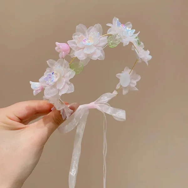 motif floral serre tête