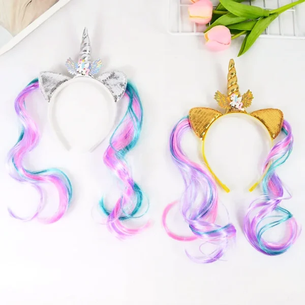 Serre Tête Licorne porté par un enfant
