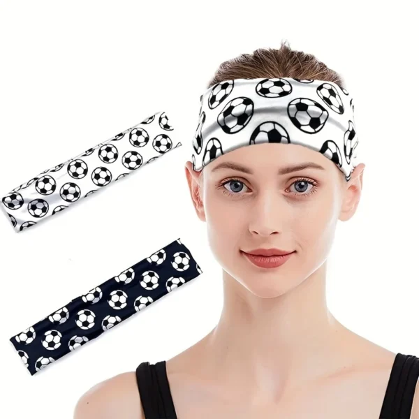 Lot De Serre Tête Bandeau Foot noir