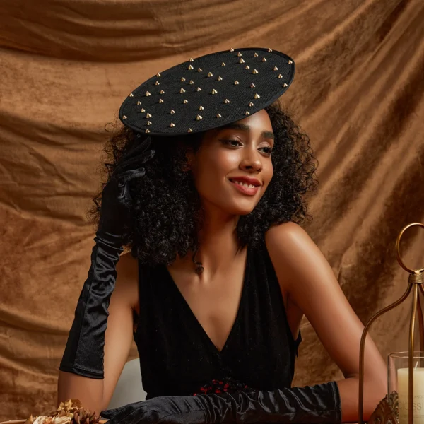 élegance avec serre tete chapeau