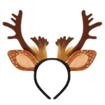 Serre Tête Renne De Noel en tissu