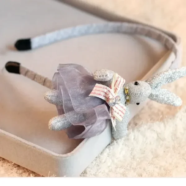 serre tête peluche lapin
