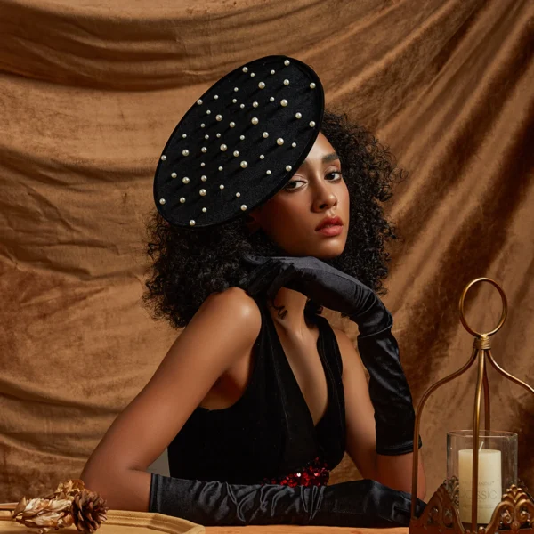 bandeau élégant avec haut de forme
