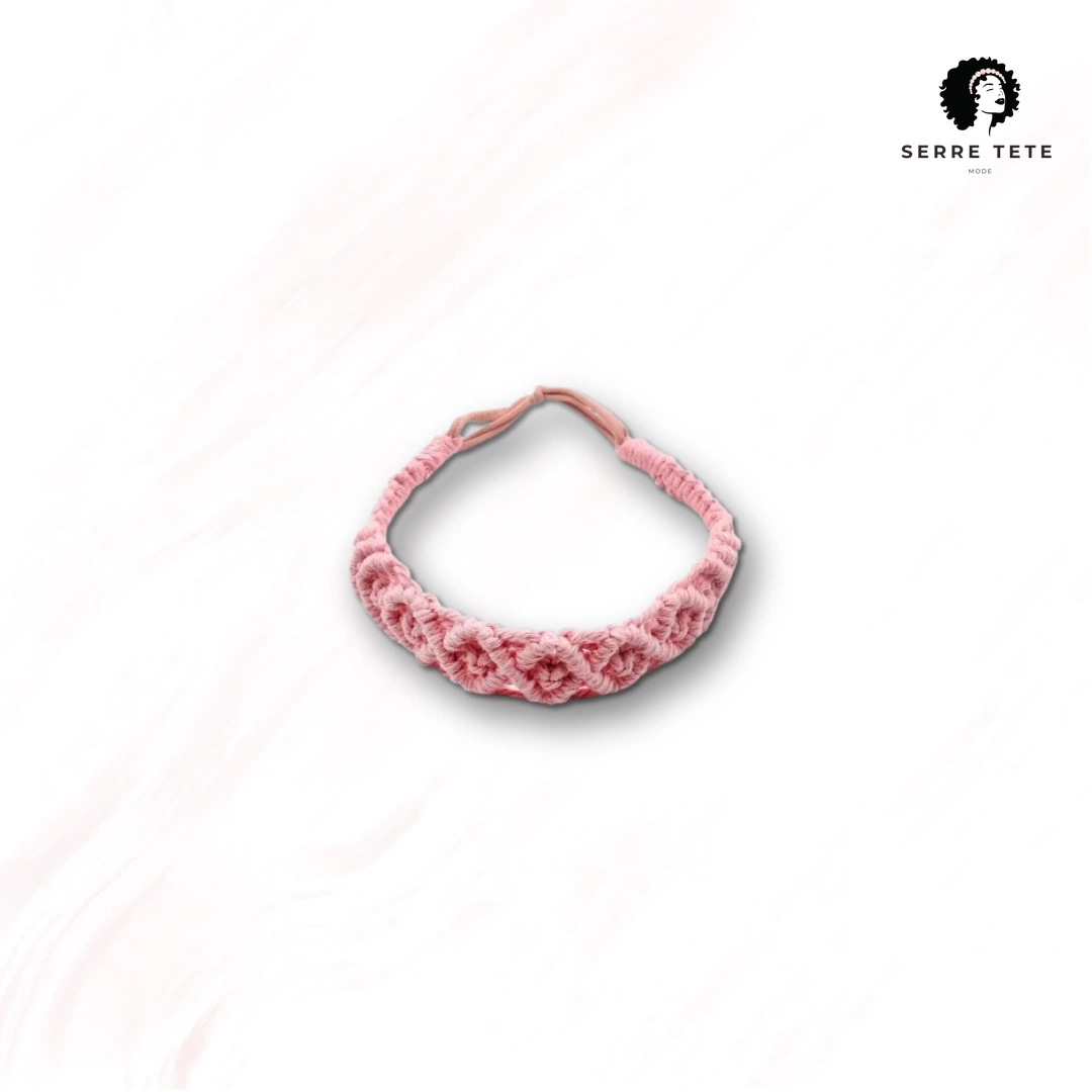 Serre Tête Tressé Bandeau Blanc – Image 12