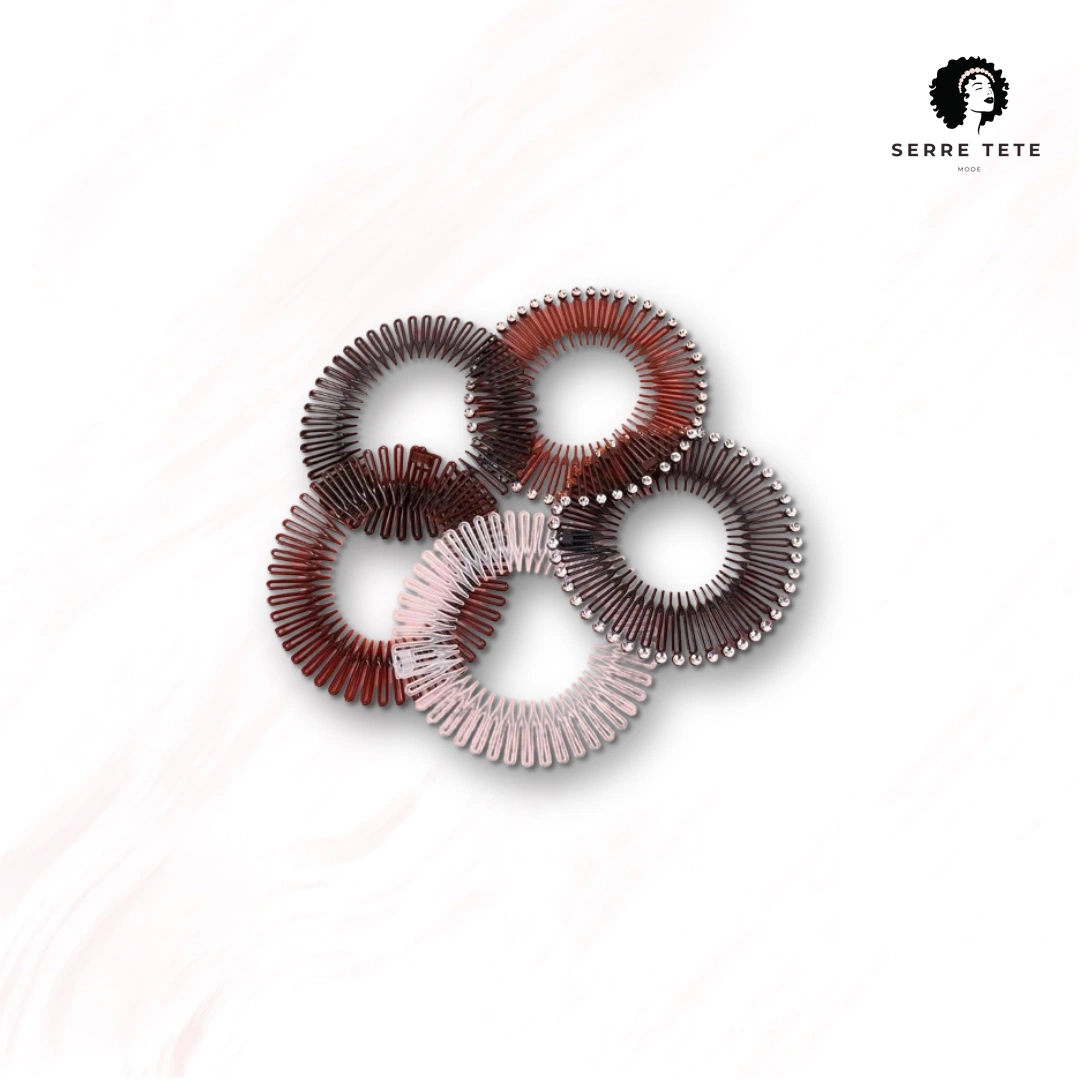 Lot De Serre Tête Peigne Plastique – Image 2