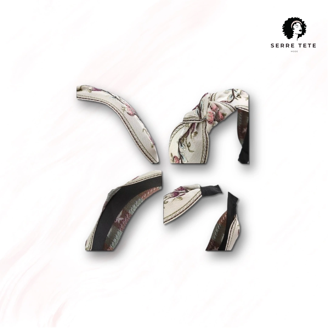 Serre Tête Fleur Large – Image 5