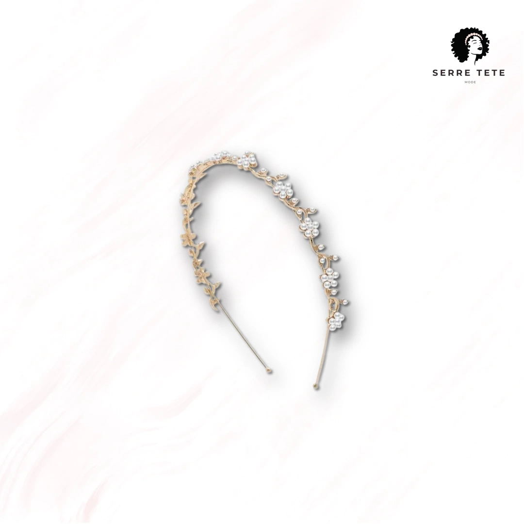 Serre Tête Fleur Femme Mariage – Image 2