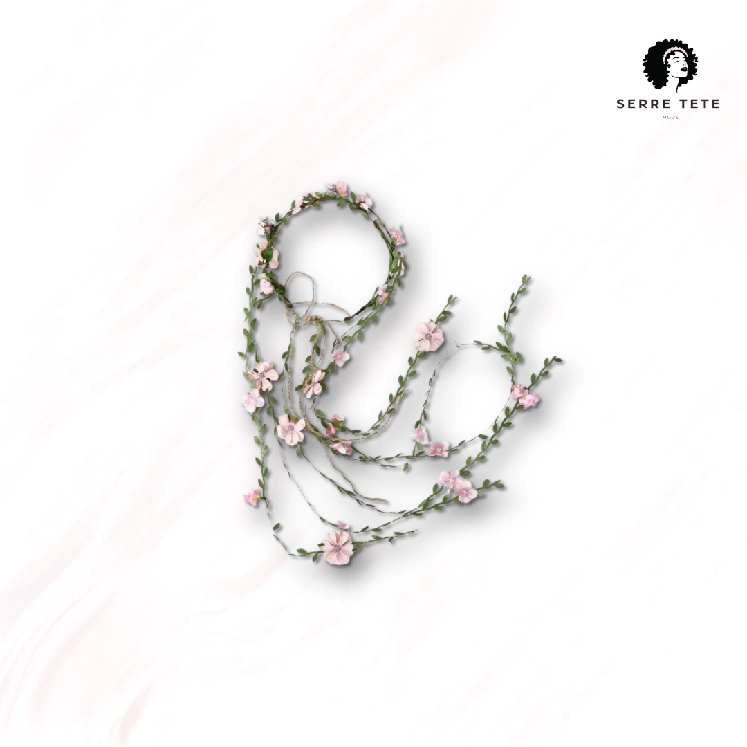 Serre Tête Fleurs Nature – Image 9