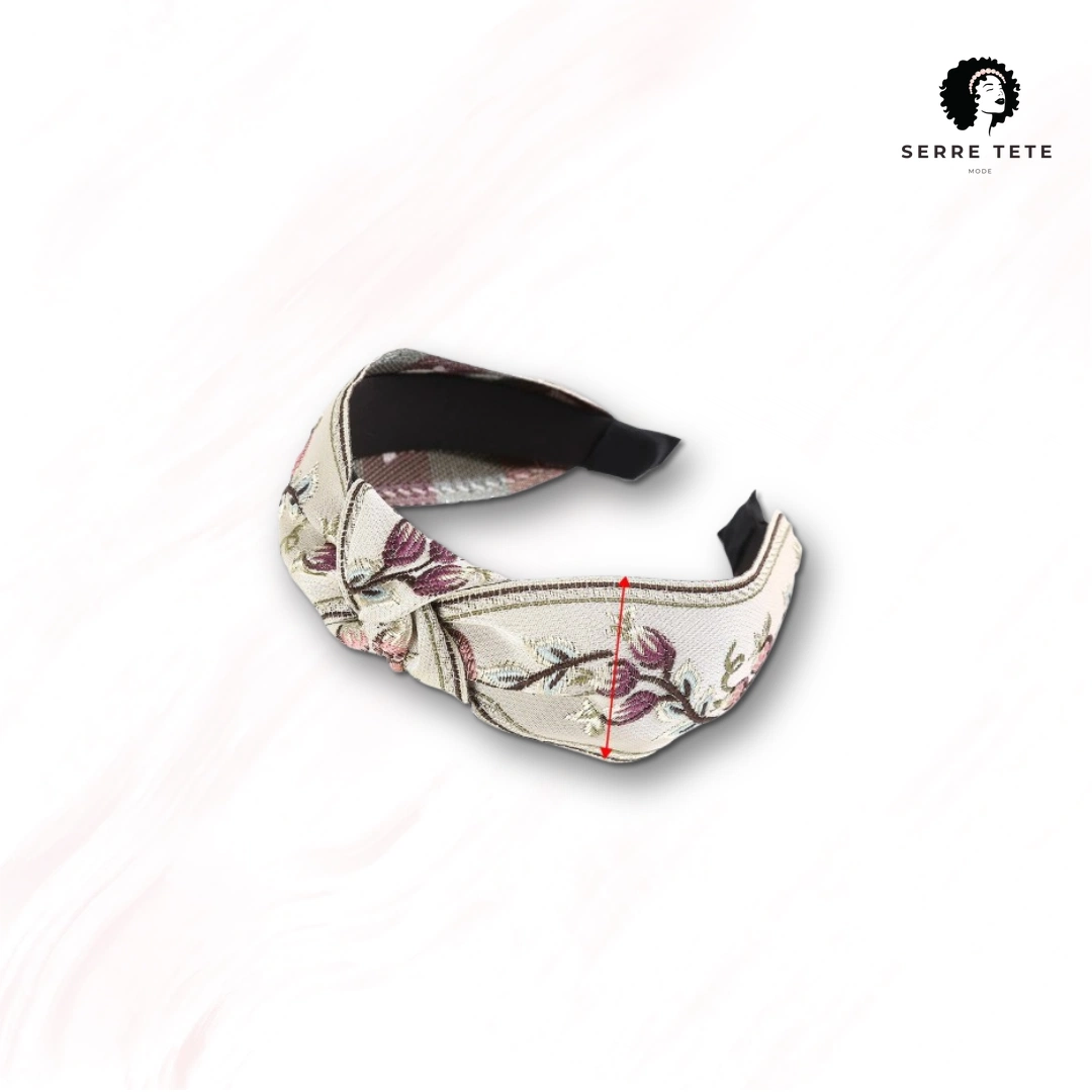 Serre Tête Fleur Large – Image 6