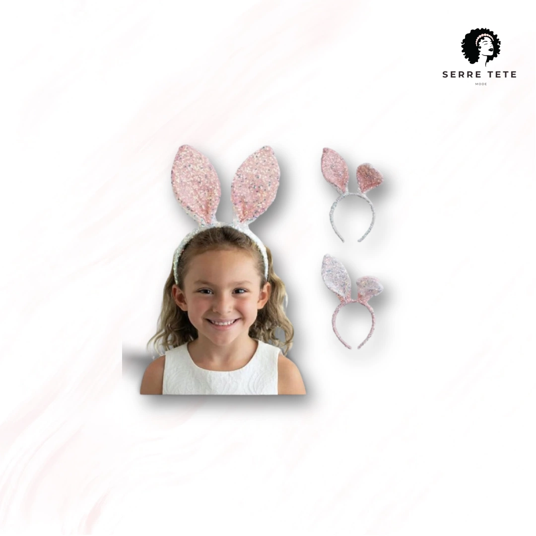 Oreilles De Lapin Serre Tête Enfant – Image 3
