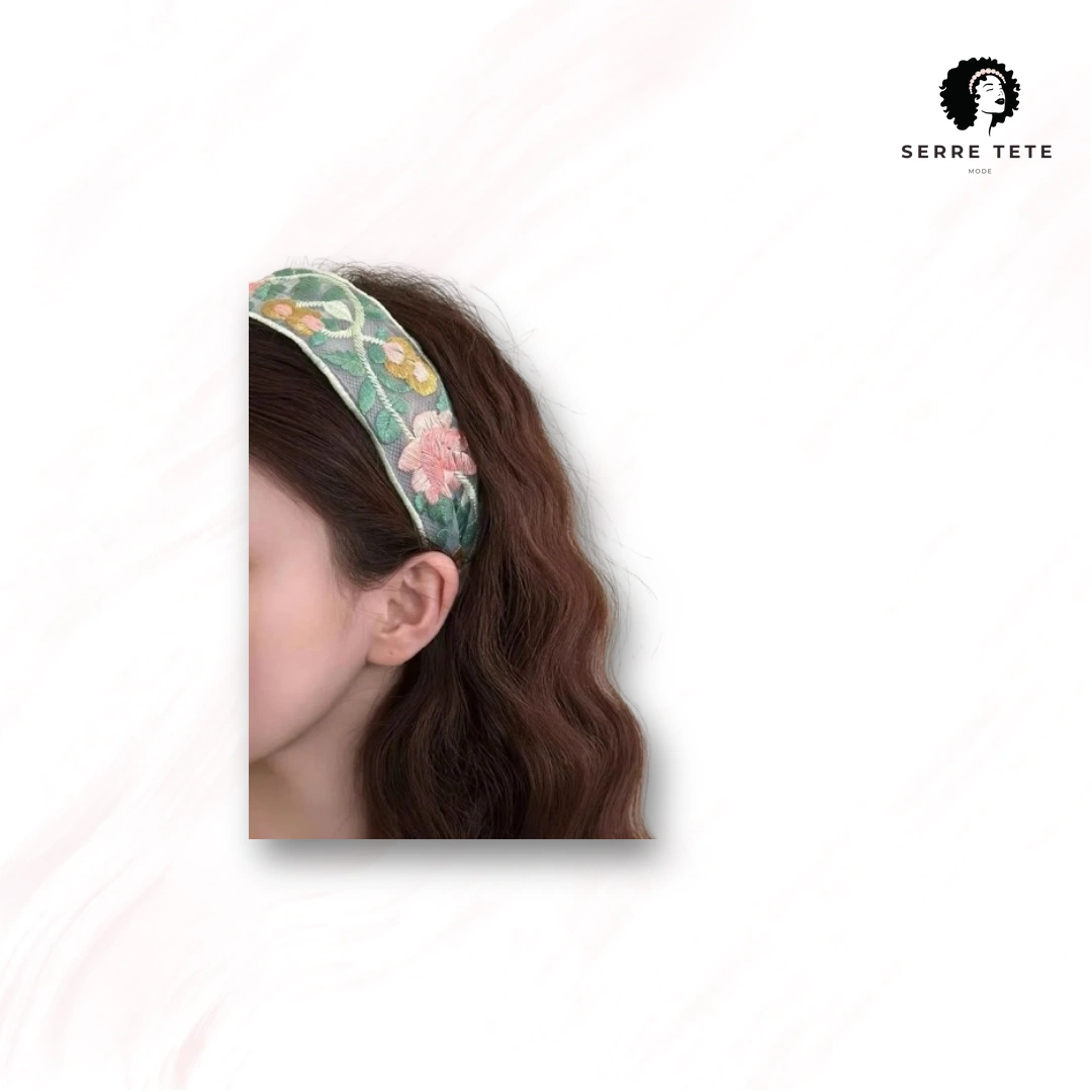 Serre Tête Bandeau Fleur – Image 10