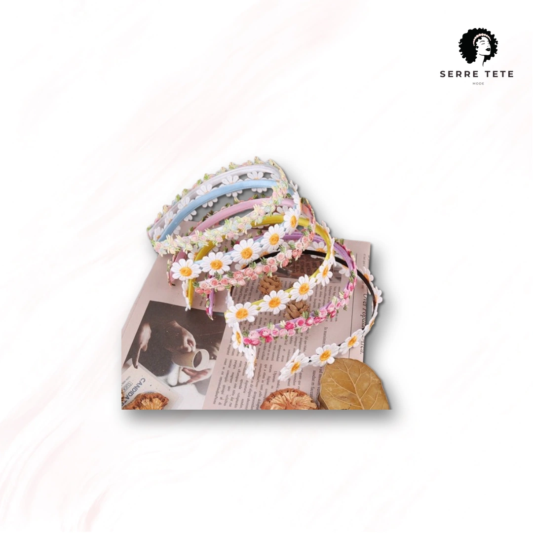 Serre Tête Fleurs Cheveux – Image 14