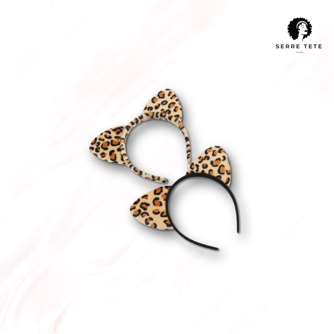 Serre Tête Oreille De Chat Style Leopard – Image 10