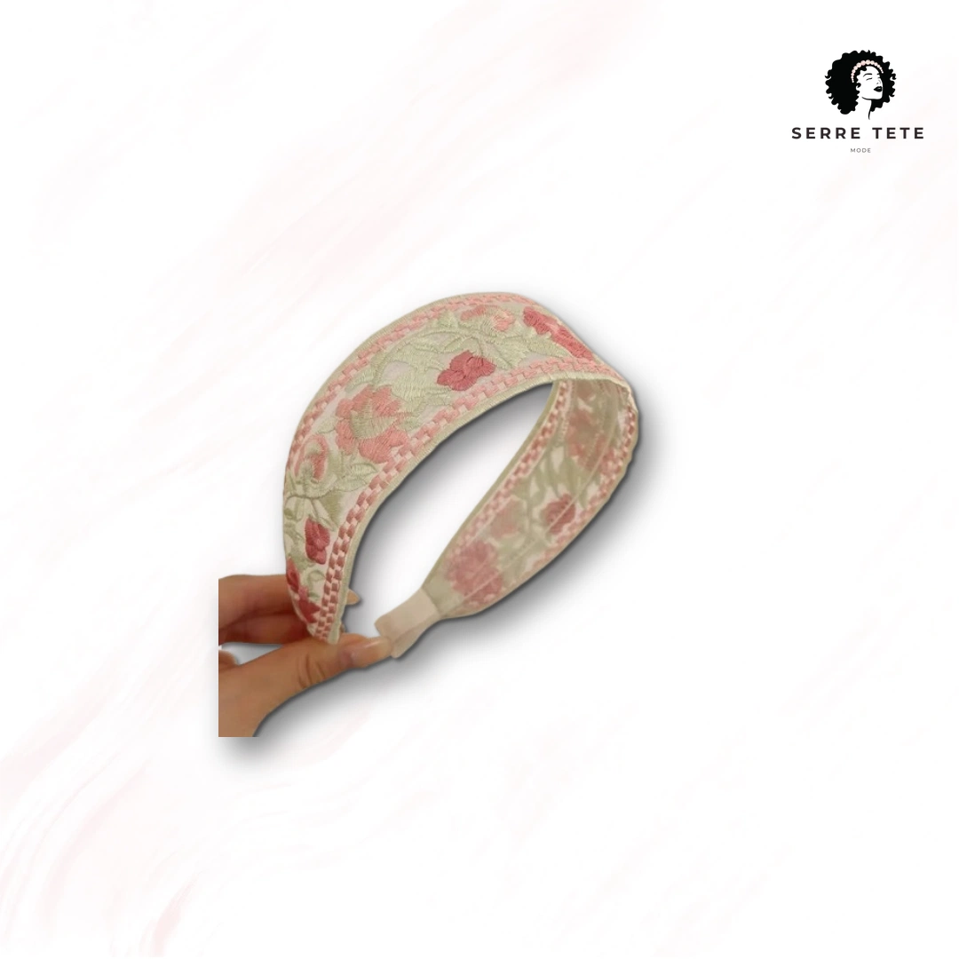 Serre Tête Bandeau Fleur – Image 3