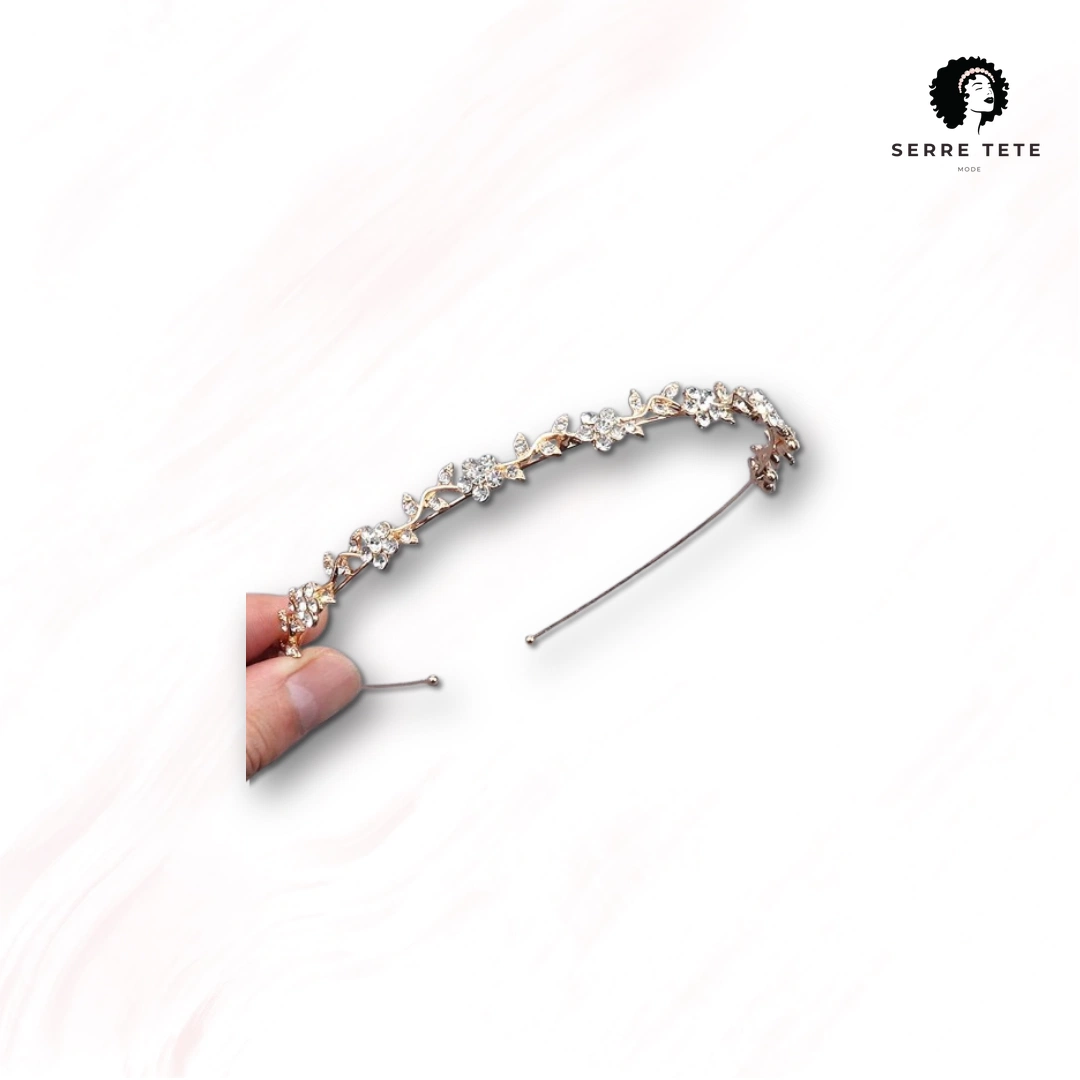 Serre Tête Fleur Femme Mariage – Image 8